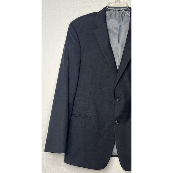 Tommy Hilfiger Men’s Sport Coat Blazer Suit Jacket Blue Sz 44R Wool Blend - Picture 3 of 13